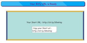 Bitly URL Shortener PHP Plugin