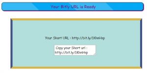 Bitly URL Shortener PHP Plugin