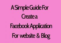 A Simple Guide to create a facebook application for your website