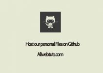 Host your personal Files on Github