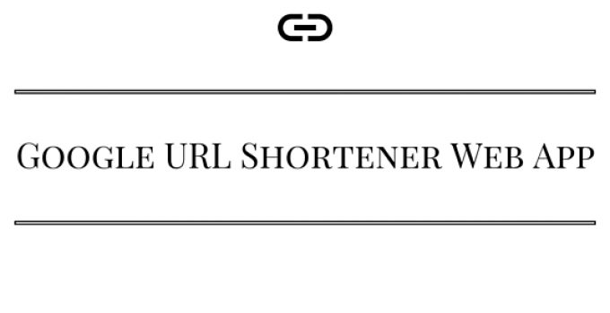 How to Create a Google URL Shortener Web App in PHP