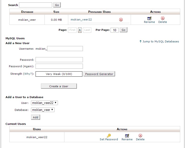 Create a MySQL Database