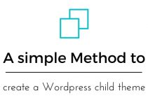 A simple Method to create a WordPress child theme