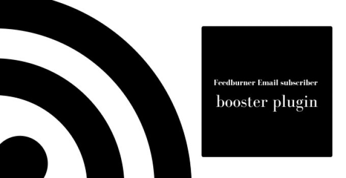 Feedburner Email subscriber booster plugin