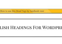 How to add the Stylish Headings in WordPress without plugins