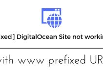 [Fixed] DigitalOcean Site not working with www prefixed URL