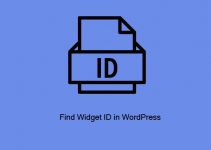 Find Widget ID in WordPress