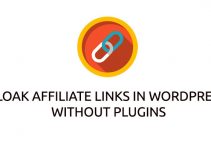 How to cloak affiliate links in WordPress without plugins