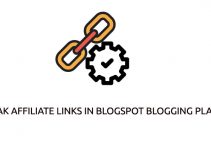 How to cloak affiliate links in BlogSpot Blogging Platform