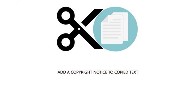 How to add a copyright notice to copied text in WordPress without plugins