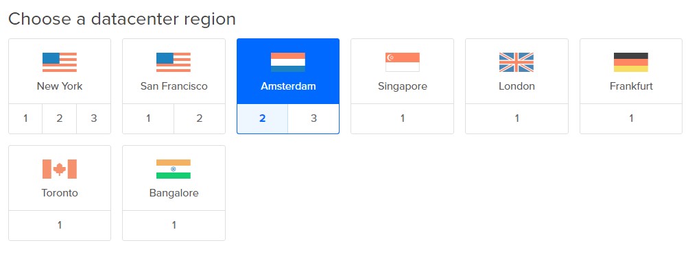 create Droplet in Digitalocean