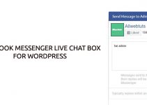 Facebook Messenger live chat box