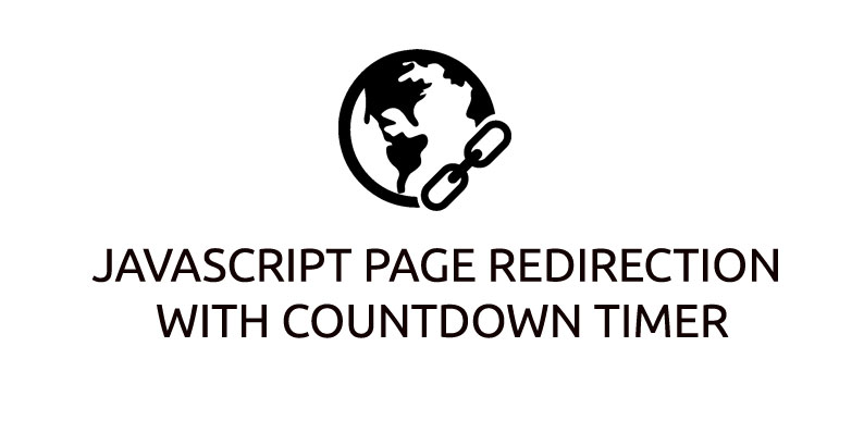 JavaScript page Redirection