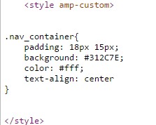 add Custom CSS in Amp template in WordPress