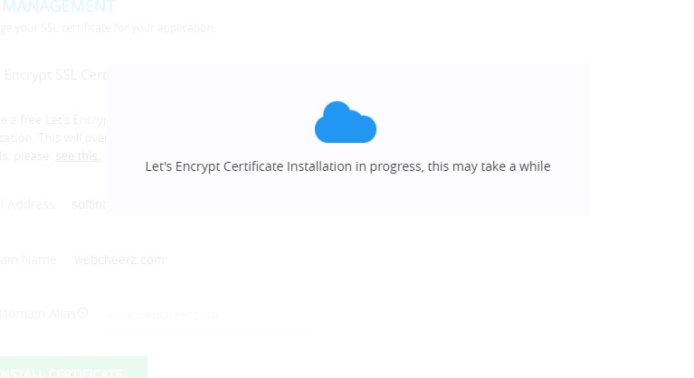 enable a Let's Encrypt Free SSL in Cloudways Hosting