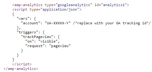 Install Google Analytics in WordPress AMP pages