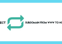 Redirect subdomain from www to non-www