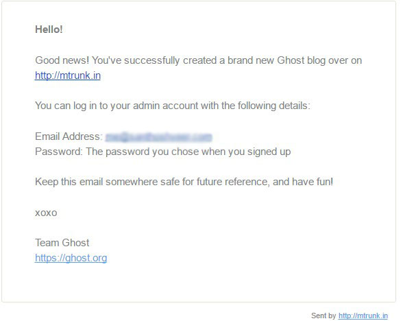 install Ghost CMS on Digitalocean