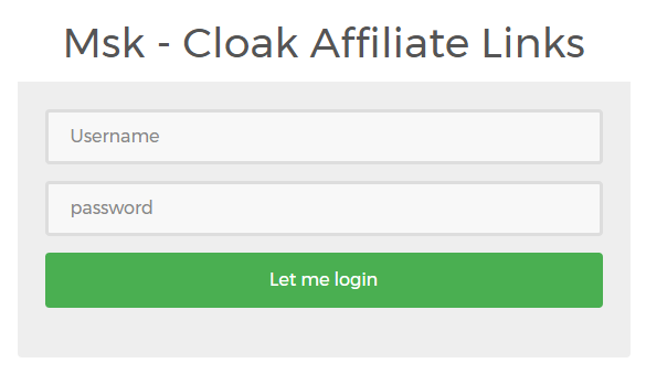 Msk Affiliate Link Cloaker