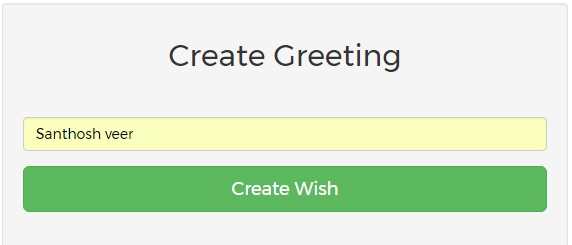 Festival Wishes web App