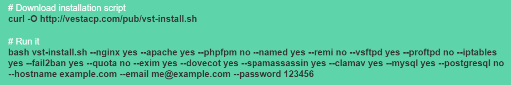Install VestaCP on Digitalocean
