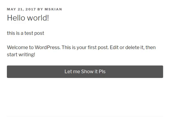 How to Show and Hide Text in WordPress Posts