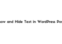 How to Show and Hide Text in WordPress Posts by Using jQuery